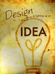 Design is the lighting up on an idea
